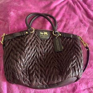 Brown Coach purse. Never used